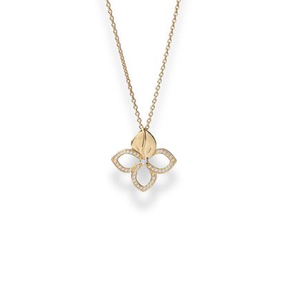 Lucky Flower Diamond Pendant