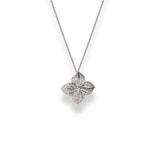 Lucky Flower Diamond Pendant