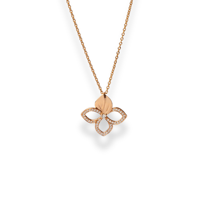 Lucky Flower Diamond Pendant