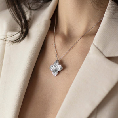Lucky Flower Diamond Pendant