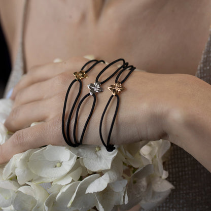 Mini Lucky flower Cord Bracelet