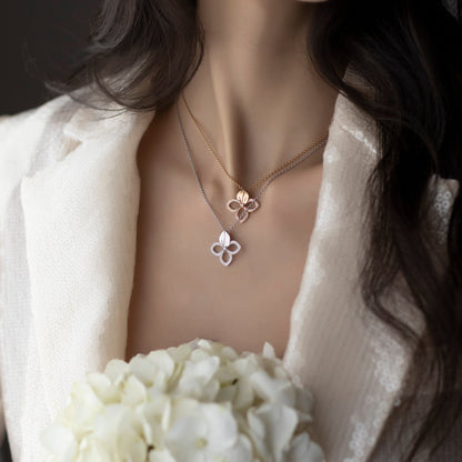 Lucky Flower Diamond Pendant