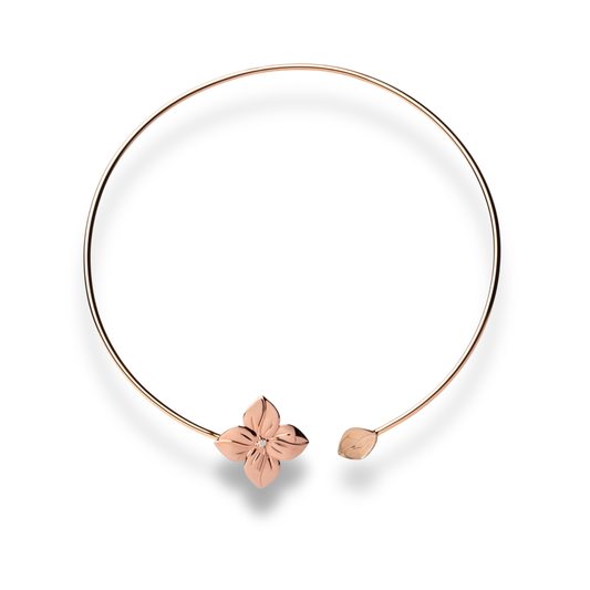 Lucky Flower Rose Gold Collier